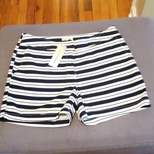 Recreation ▪︎ Navy/White Stripe, 4.5" Shorts, Size 10, NWT